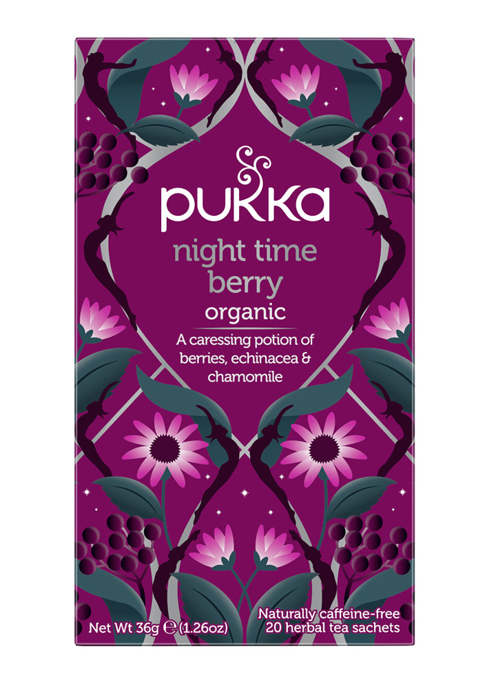 Pukka Herbs, Night Time Berry 20 Tea Sachets