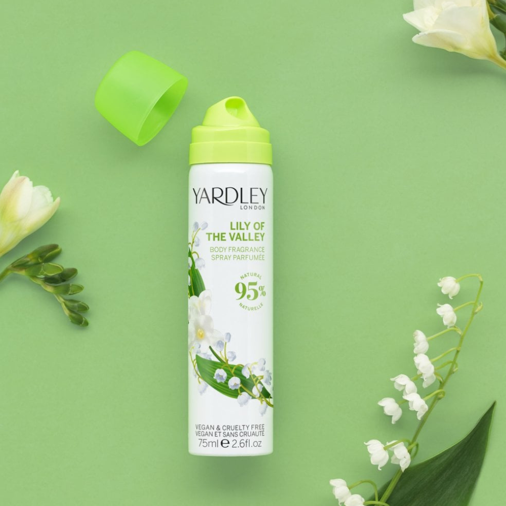 Yardley, Lily Of The Valley Body 75ml Spray