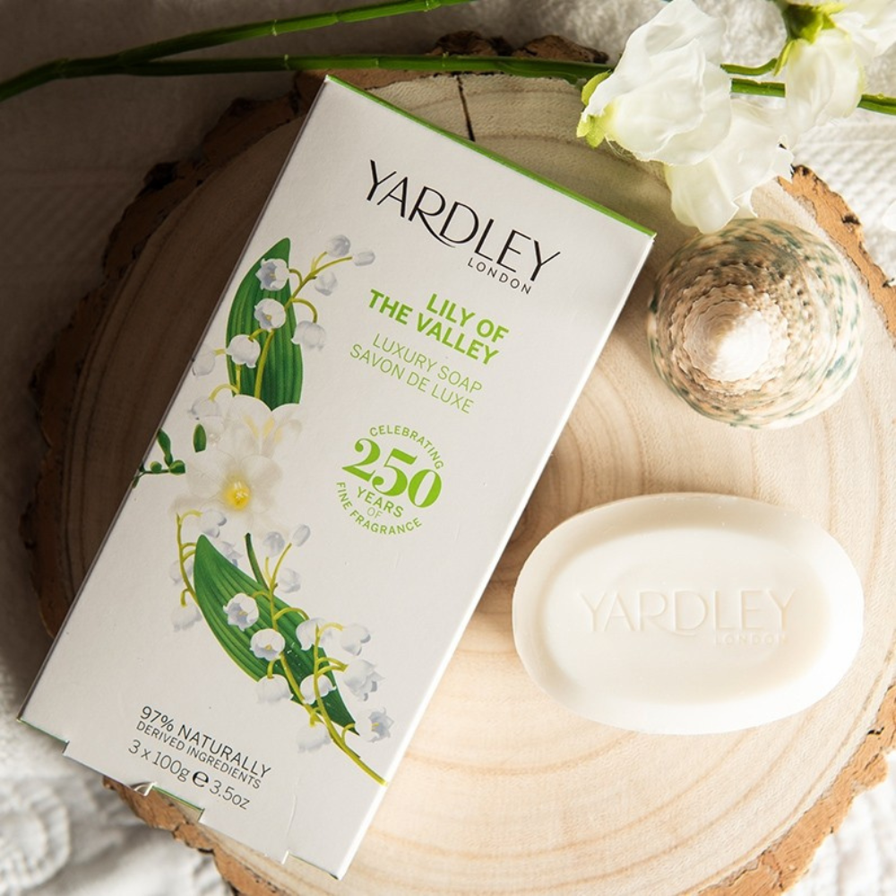 Yardley, Lily Of The Valley Soap 3 x 100g