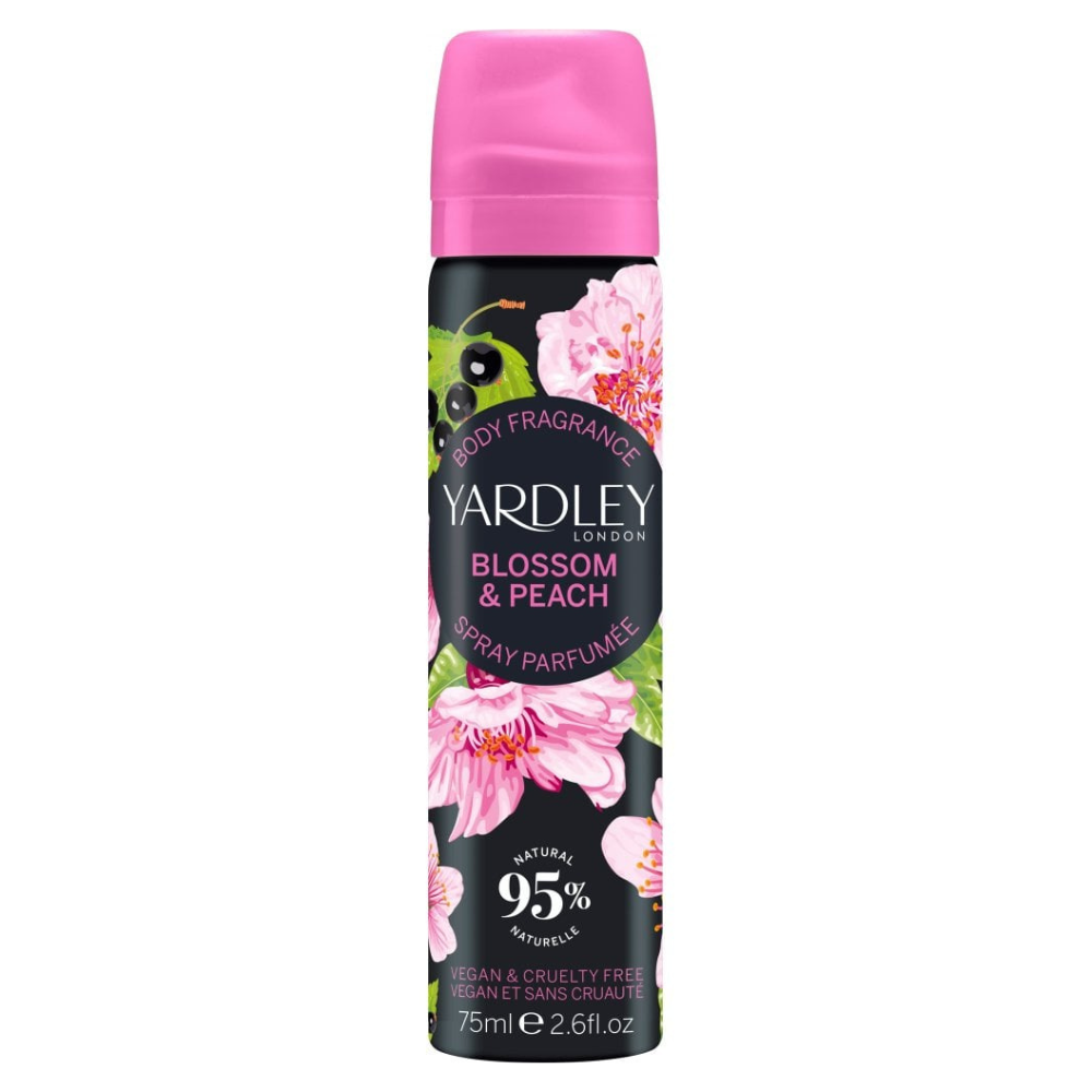 Yardley, Blossom & Peach Body Sprayay 75ml