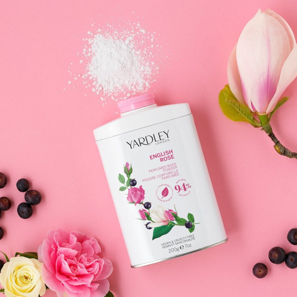 Yardley, English Rose Perfumed Powder 200g
