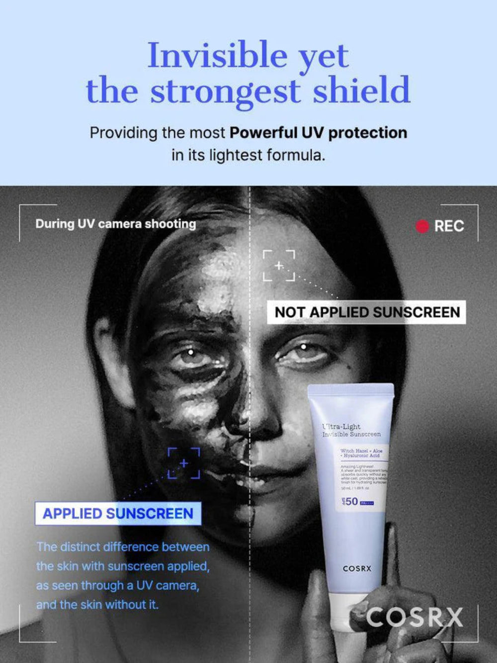 COSRX, Ultra-Light Invisible Sunscreen SPF50 PA++++