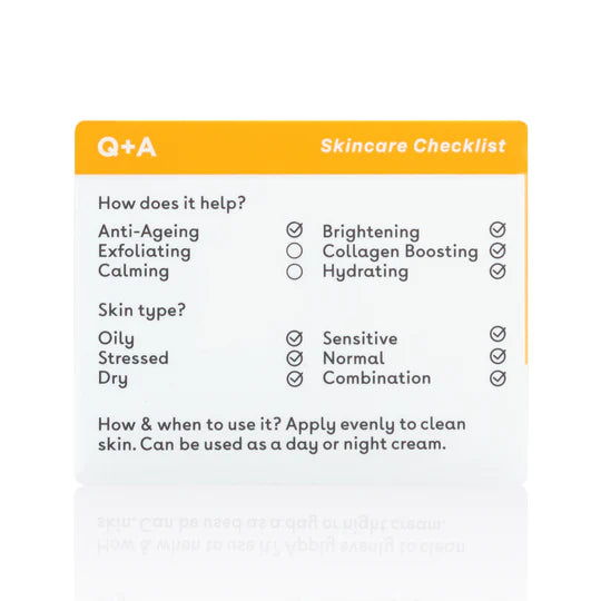 Q + A, Vitamin C Radiance Cream 50ml