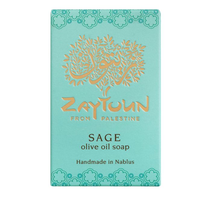 Zaytoun, Sage Olive Oil Soap 100g