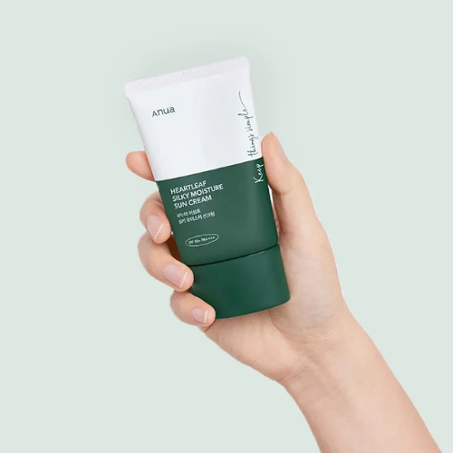 Anua, Heartleaf Silky Moisture Sun Cream SPF50+ 50ml