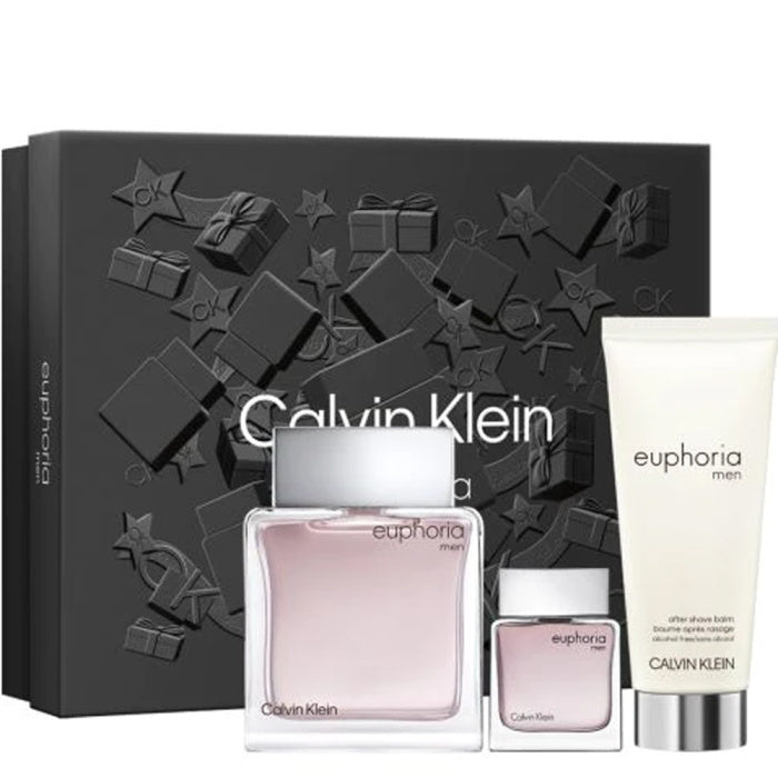 Calvin Klein, Euphoria Men 100ml EDT, 15ml EDT, Aftershave Balm 100ml
