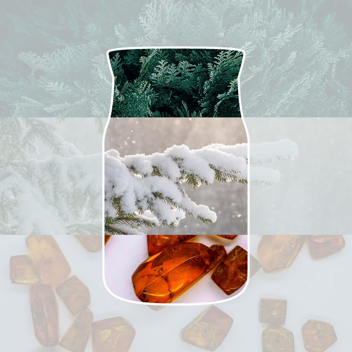 Yankee Candle, Snow Kissed Pine Candle 567g