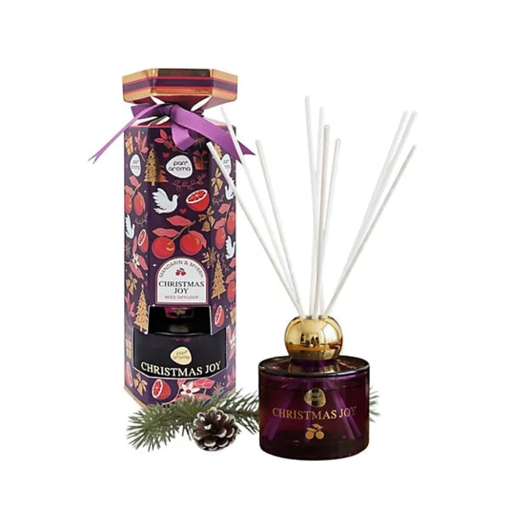 Pan Aroma, Christmas Joy Cracker Mandarin & Myrrh Reed Diffuser 100ml