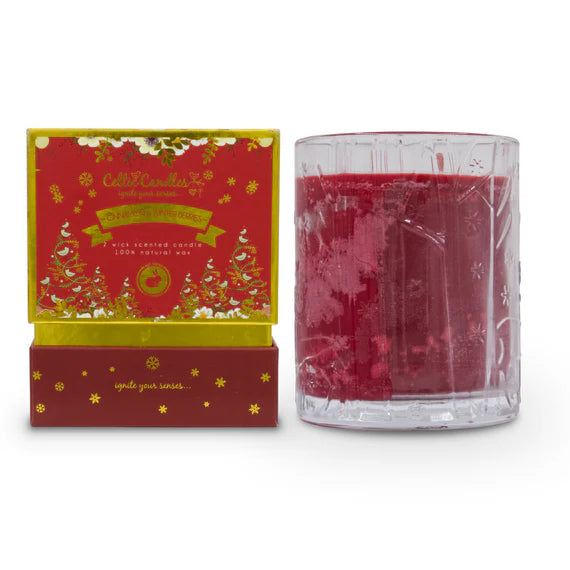 Celtic Candles, Cinnamon & Winter Berry Double Wick Candle