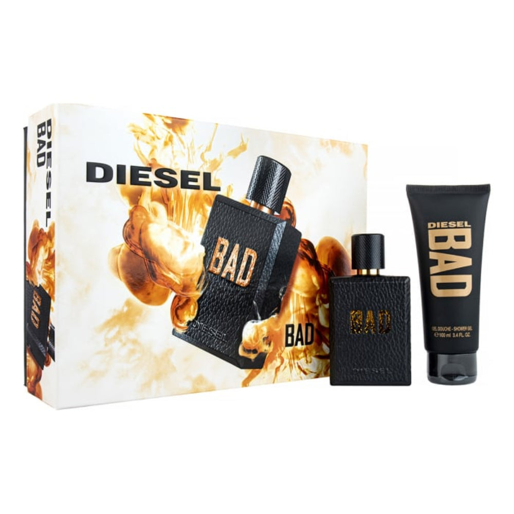 Diesel, Bad Edt 75ml Spray & S/Gel 100ml 2 Piece Gift Set