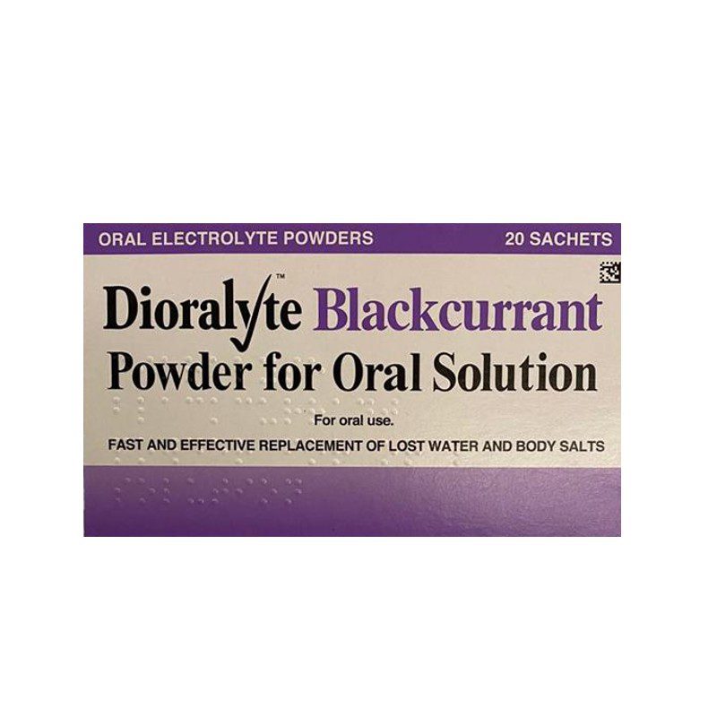 Dioralyte Sachets Blackcurrant 20 Pack