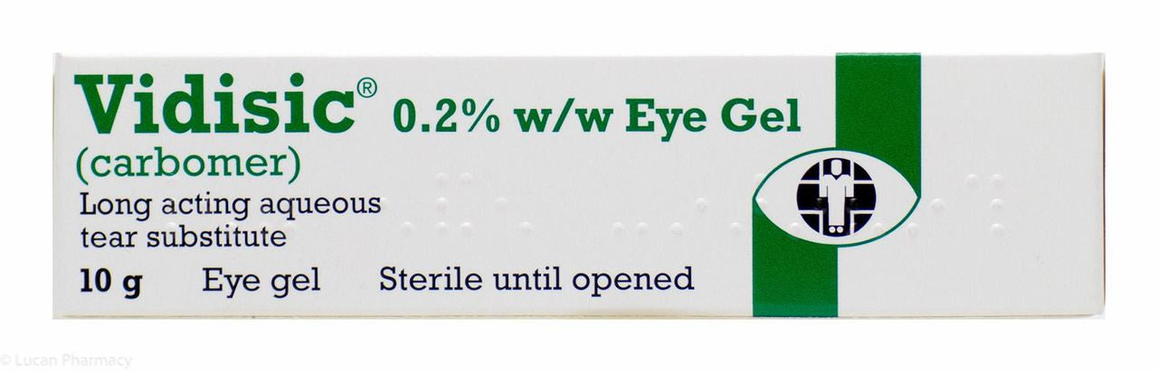 Vidisic®, 0.2% w/w Carbomer Eye Gel 10g