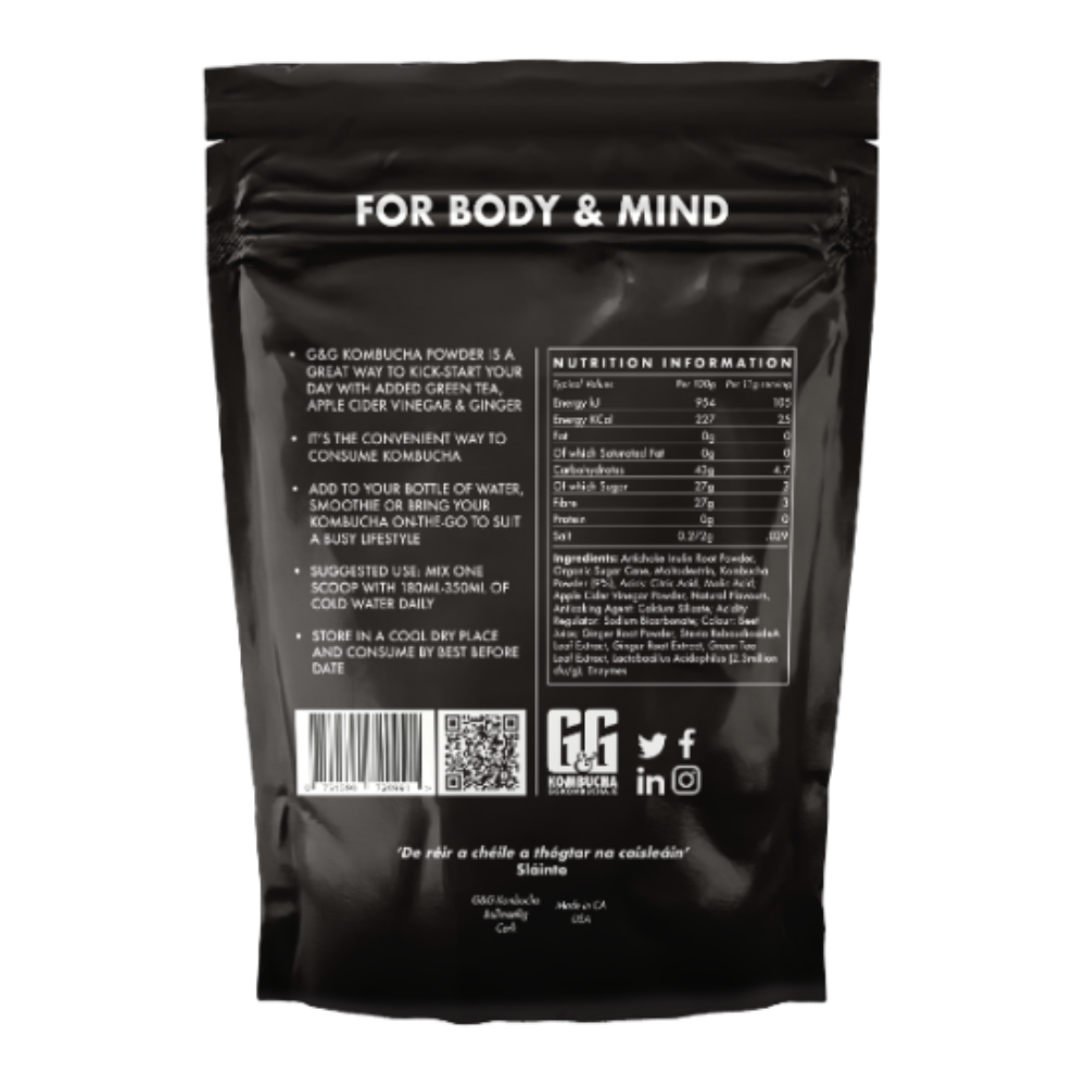 G&G, Kombucha Powder 20 Servings 217g