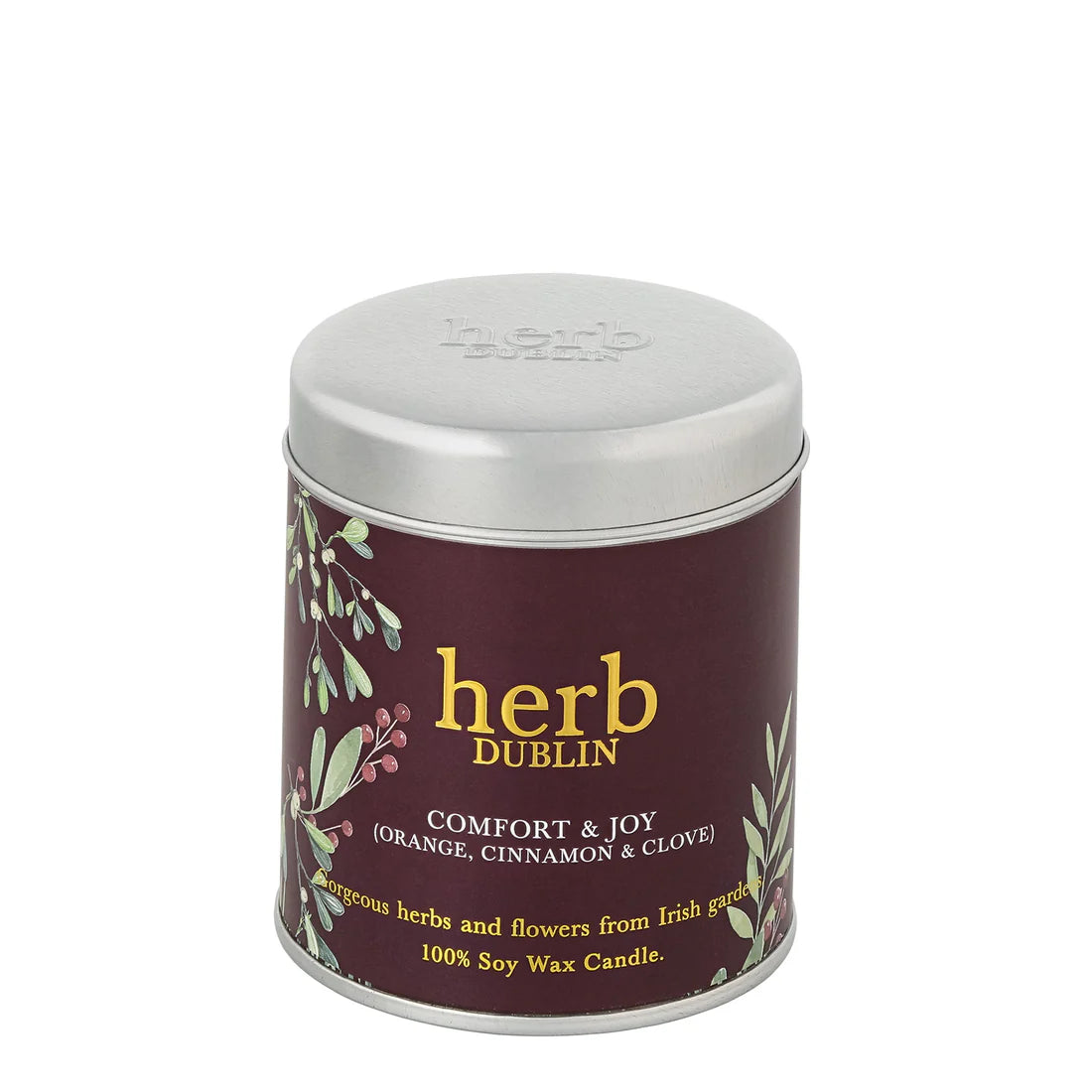 Herb Dublin, Comfort and Joy Tin Candle