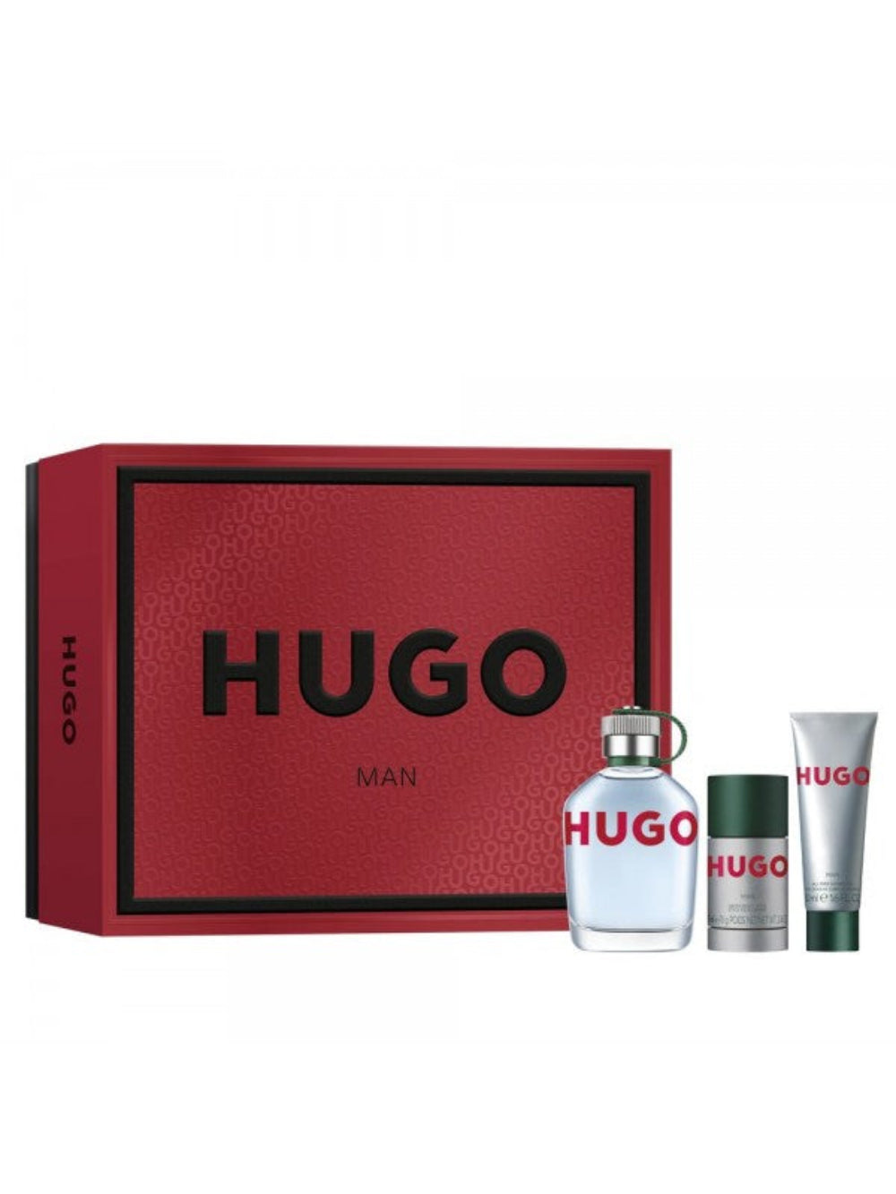 Boss, HUGO Man EDT 125 ml + Shower Gel 50 ml + Deodorant Stick 75 ml