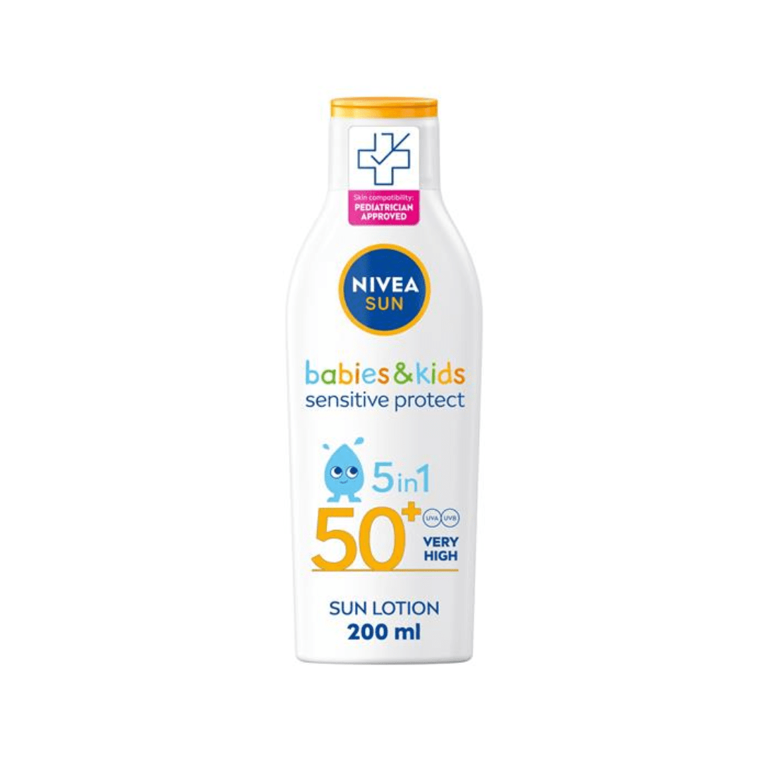 Nivea Sun, Babies and Kids Sensitive Lotion SPF50 200ml