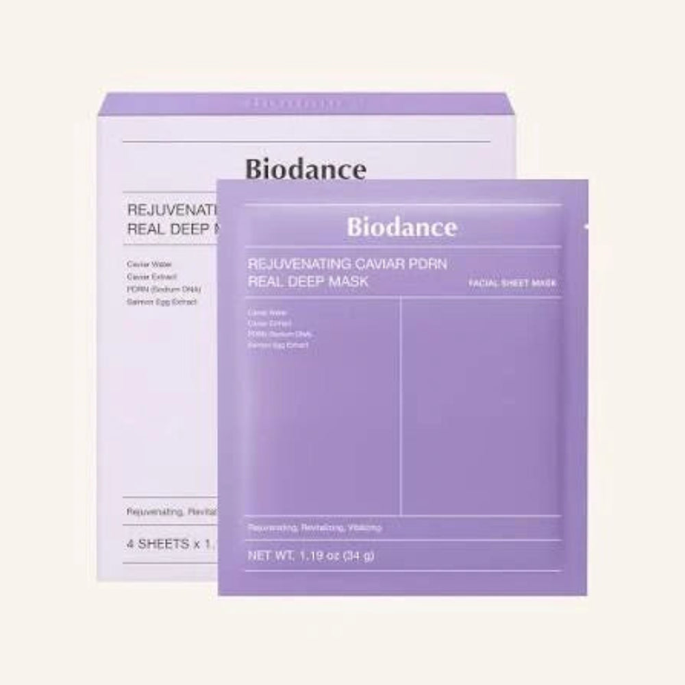 Biodance, Caviar PDRN Mask 4pk