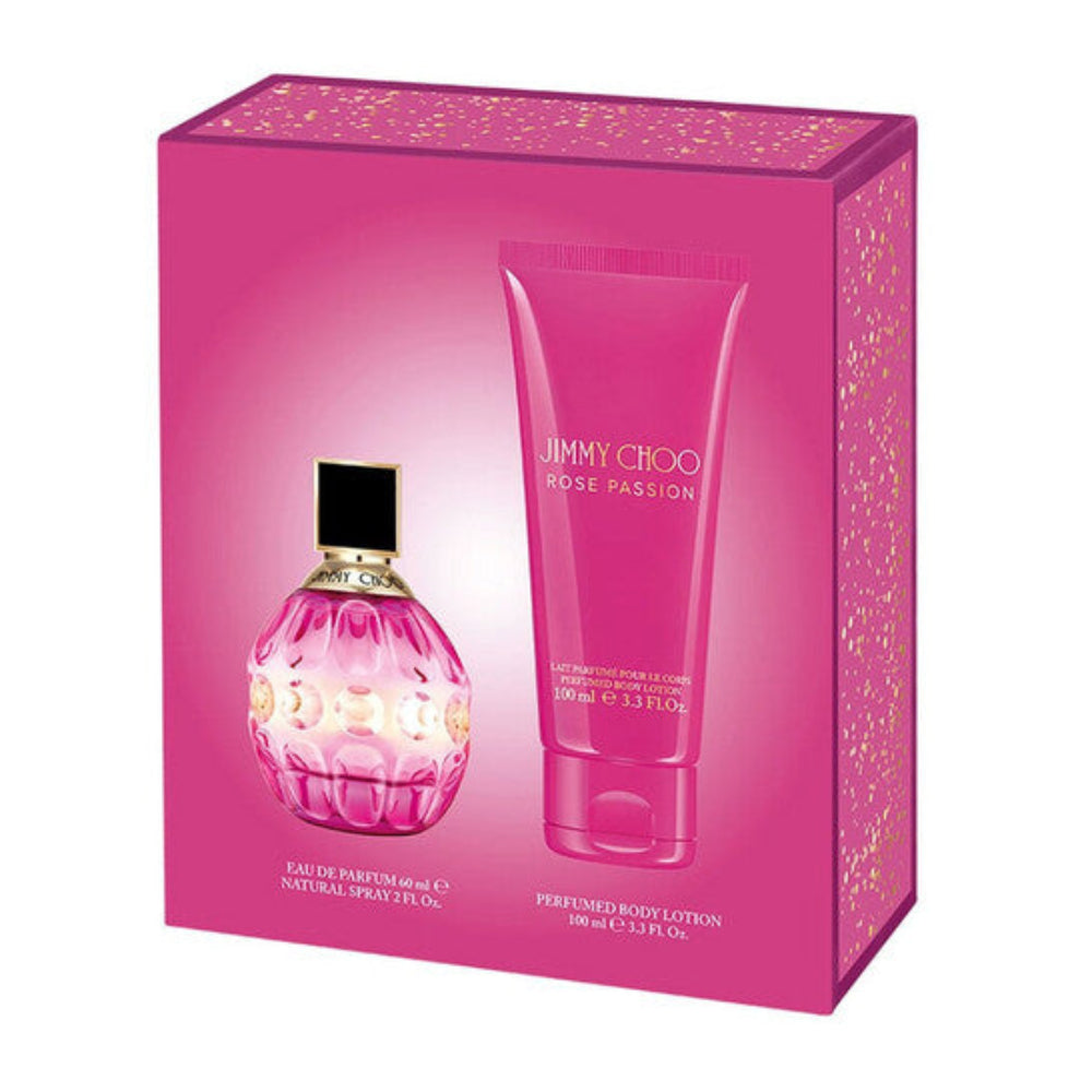 Jimmy Choo, Rose Passion Eau de Parfum 60ml & Body Lotion Gift Set