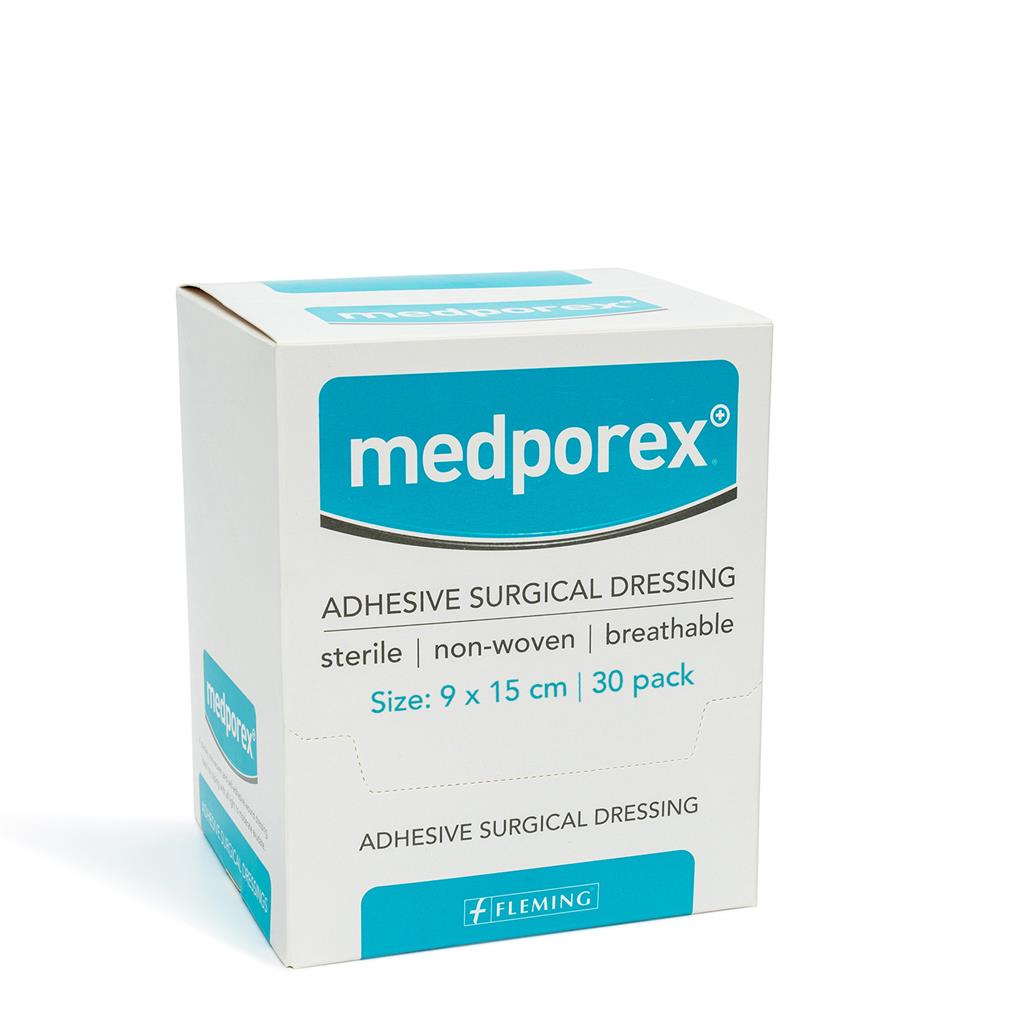 Medicare, Medporex Adhesive Surgical Dressing 9x15cm