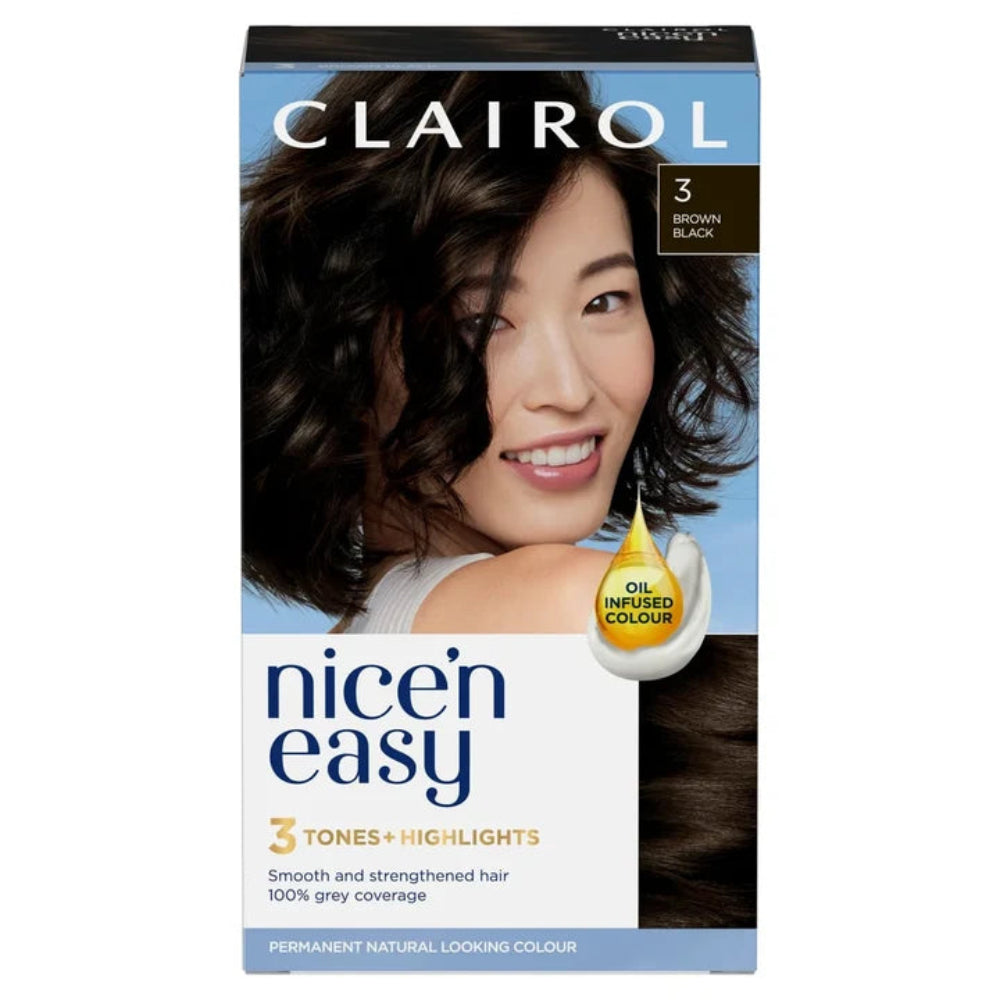 Clairol, Nice’n Easy 3 Brown Black Hair Dye
