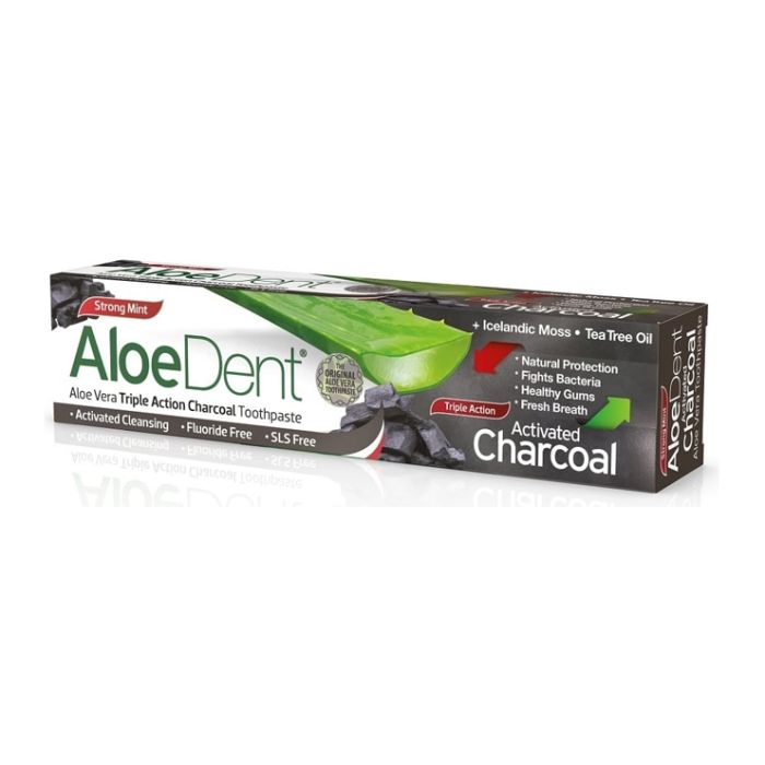 Aloe Dent, Triple Action Charcoal Toothpaste 100ml