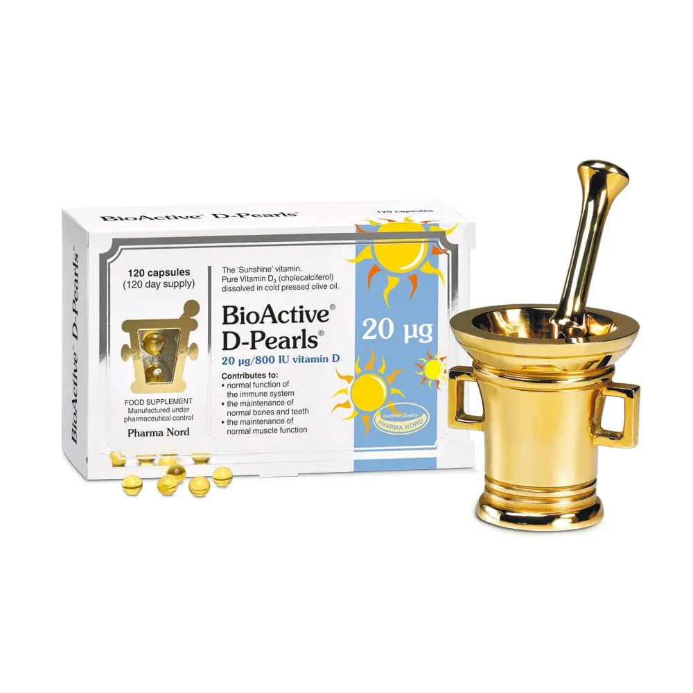 Bioactive, D-Pearls 120 Caps 20ug