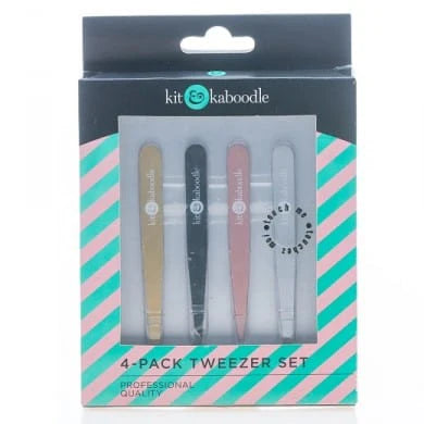 Kit and Kaboodle 4 Pk Tweezers