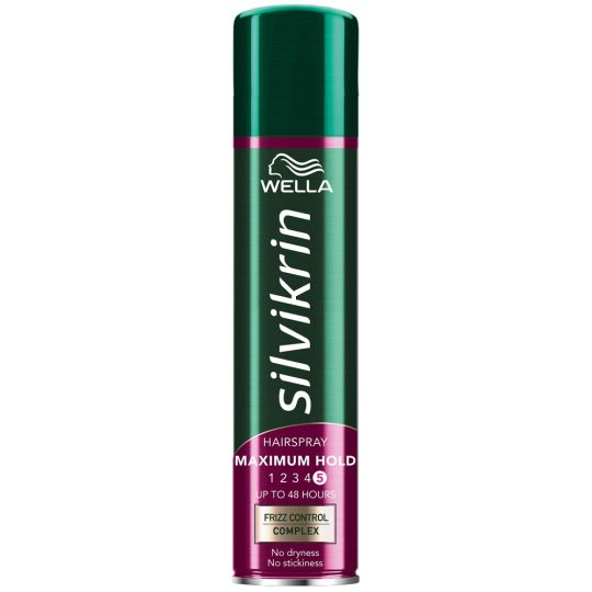 Silvikrin Hairspray Wella Max Hold Dark Pink 250ml