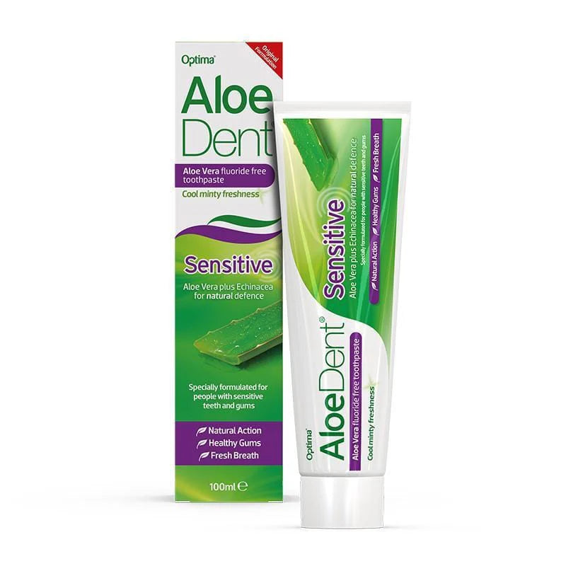 Aloe Dent, Sensitive Toothpaste With Echinacea Flouride Free 100ml
