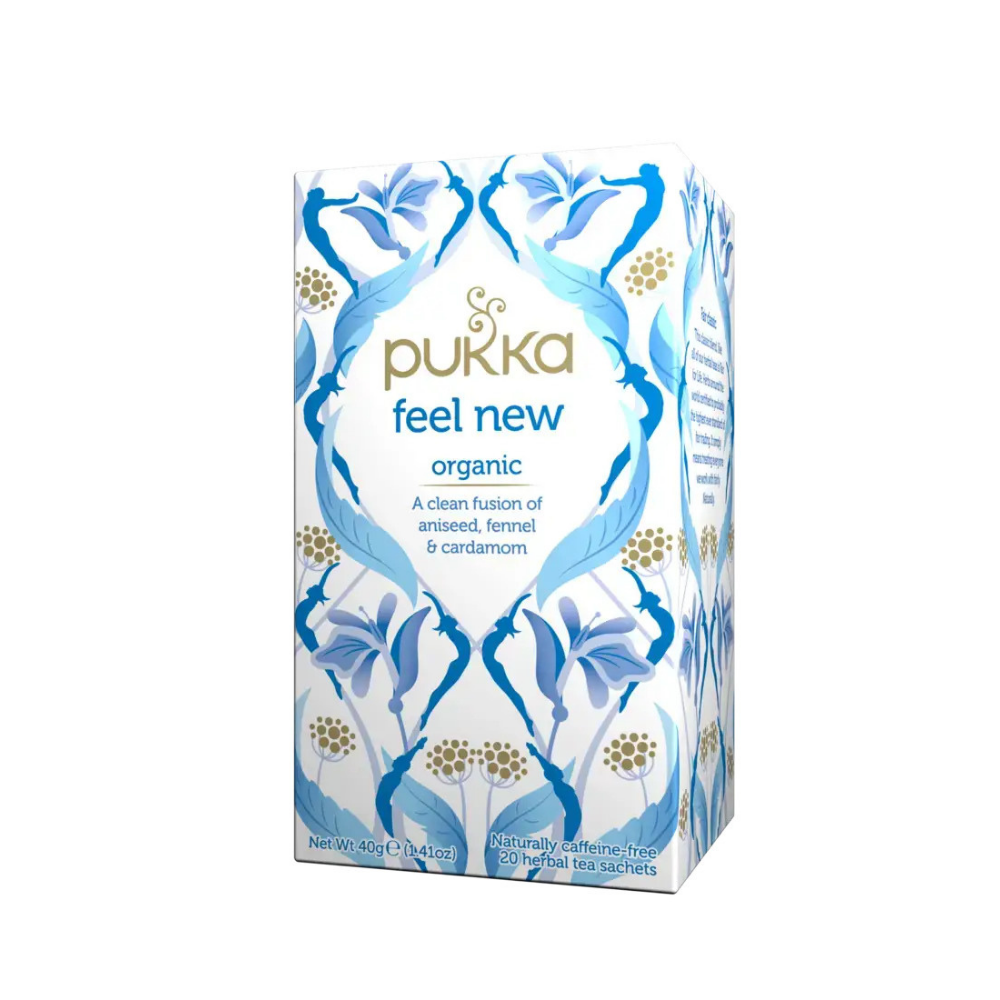 Pukka Herbs, Feel New Organic Herbal Tea 20 Tea Bags
