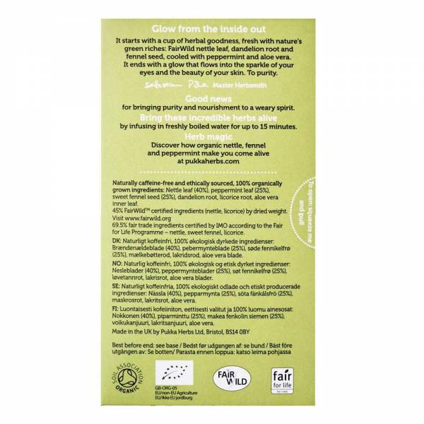 Pukka Herbs, Cleanse Tea Organic Herbal Tea 20 Sachets Default Title