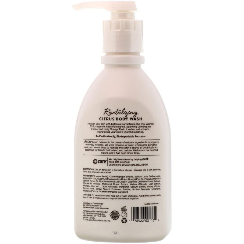 Jason, Revitalizing Citrus Body Wash 887ml Default Title