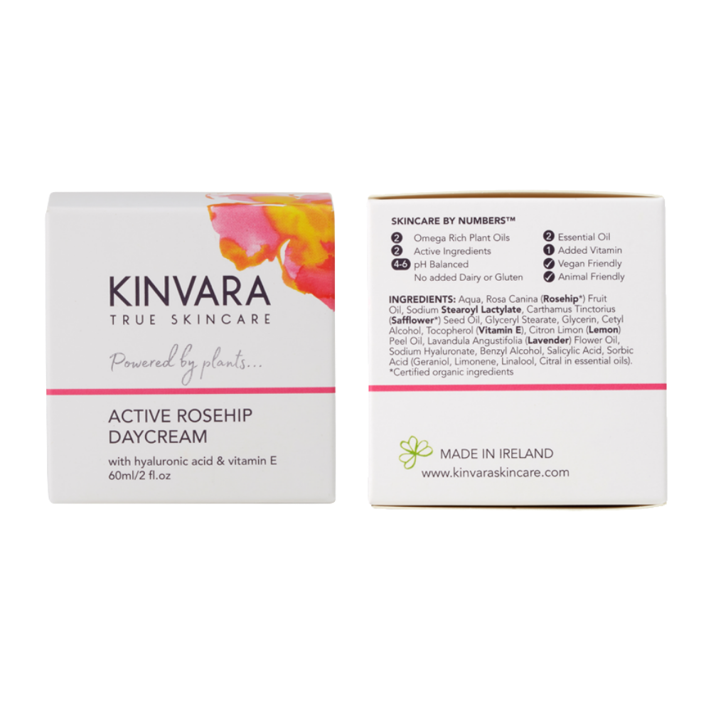 Kinvara Skincare, Active Rosehip Day Cream 60ml