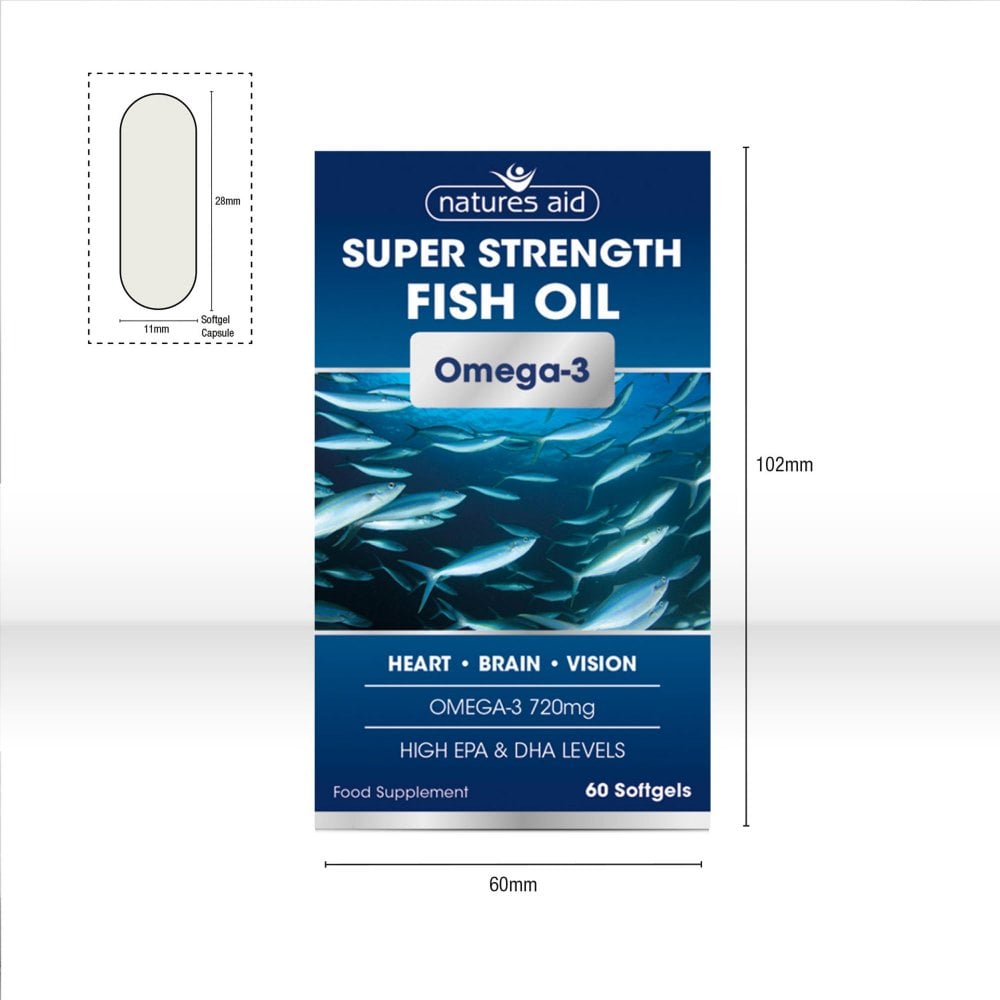 Natures Aid, Omega 3 Super 60 Softgels Default Title