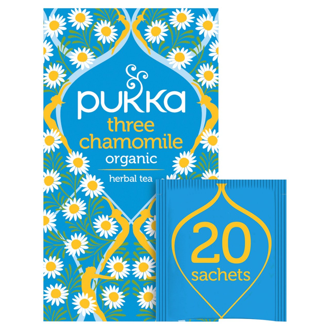 Pukka Herbs, Three Camomile Organic Herbal Tea 20 Sachets Default Title