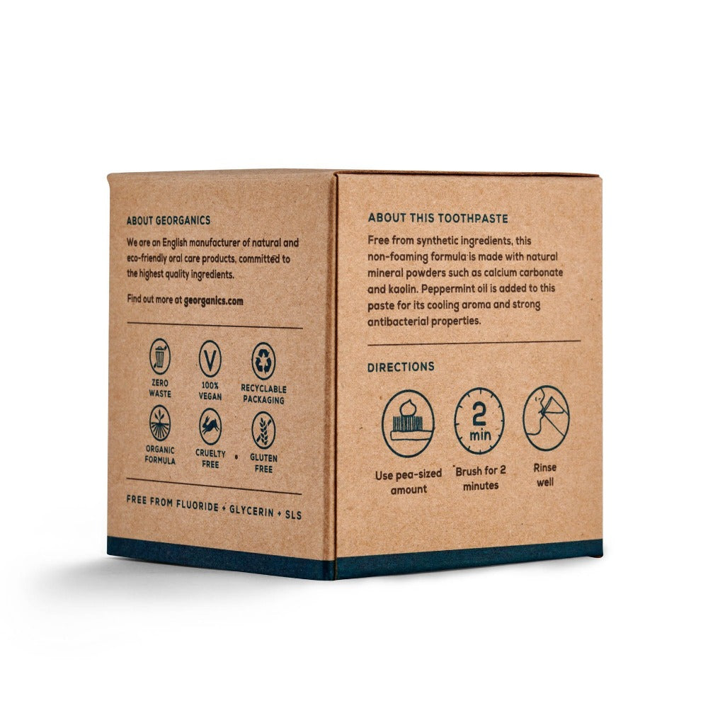 Georganics, English Peppermint Toothpaste 60ml Default Title