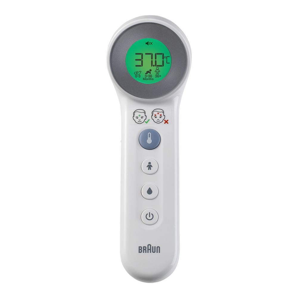 Braun, No Touch + Touch Forehead Thermometer with Age Precision®