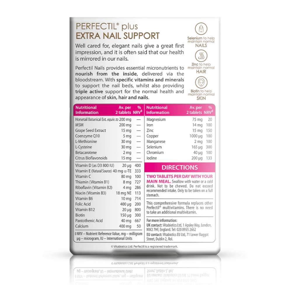 Vitabiotics, Perfectil Plus Nails 60 Tablets