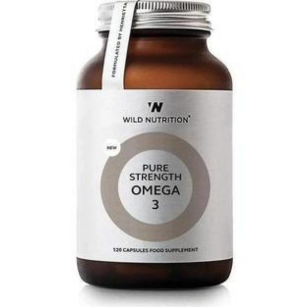 Wild Nutrition, Food-Grown® Pure Strength Omega 3 120 Capsules