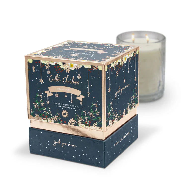 Celtic Candles, Nollaig Shona Double Wick Candle