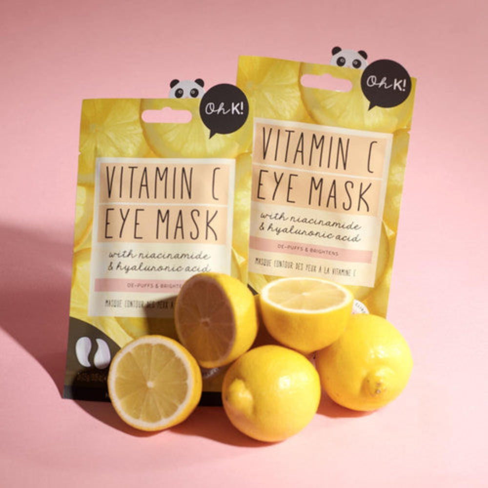 Oh K!, Vitamin C Eye Mask with Niacinamide & Hyaluronic Acid