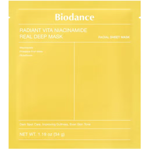 Biodance, Radiant Vita Niacinamide Real Deep Mask 34g