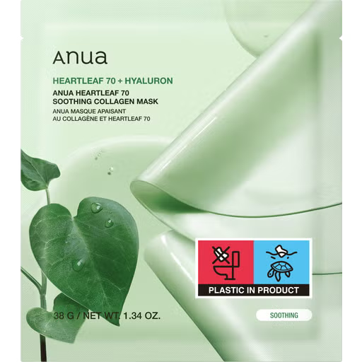 Anua, Heartleaf 70 Soothing Collagen Mask