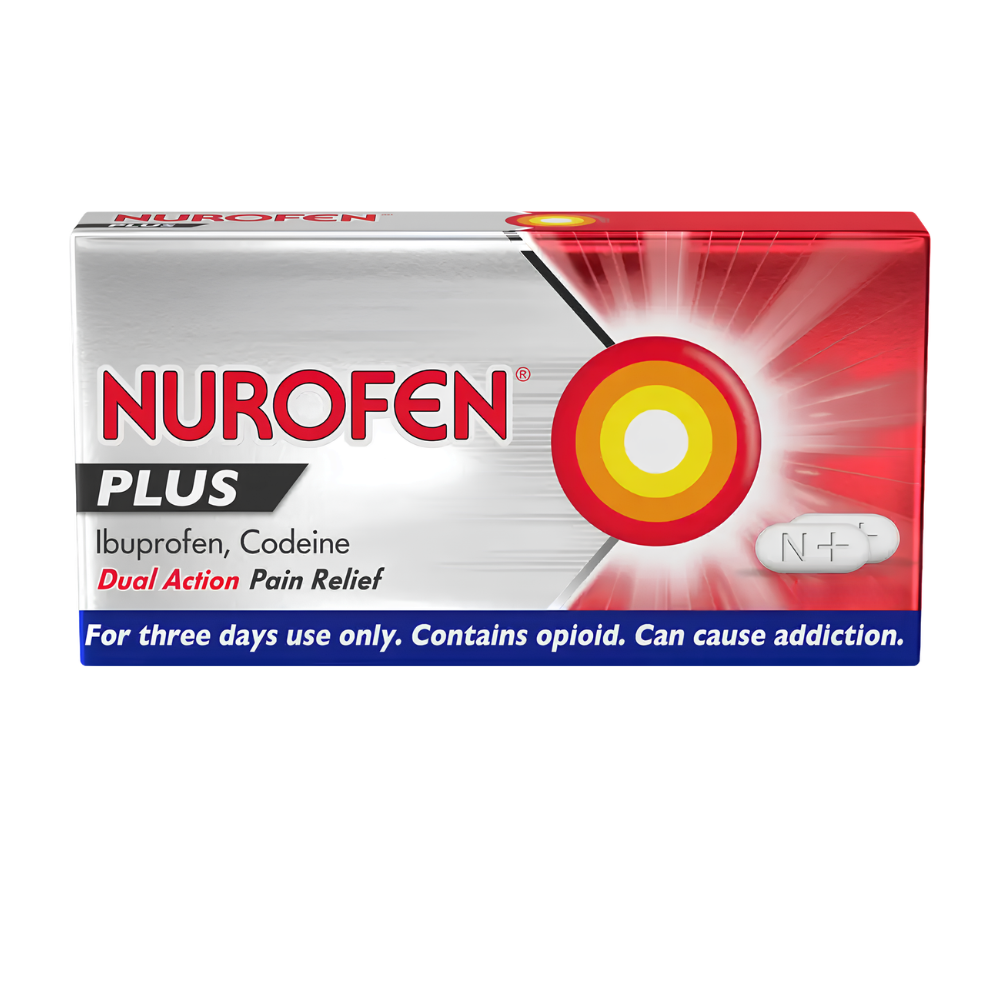 Nurofen®, Plus 200mg/12.8mg 12 Tablets