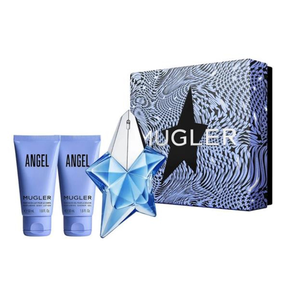 Mugler, Angel Refillable Star 25ml 3 Piece Gift Set