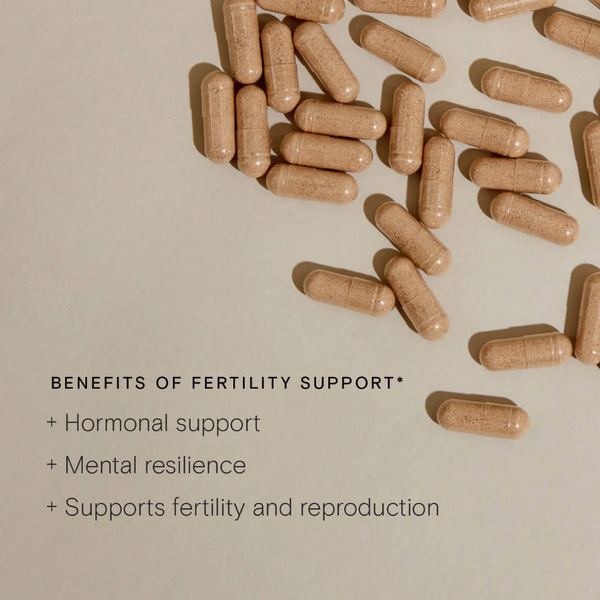 Wild Nutrition, Food-Grown® Fertility Support For Women 60 Capsules Default Title