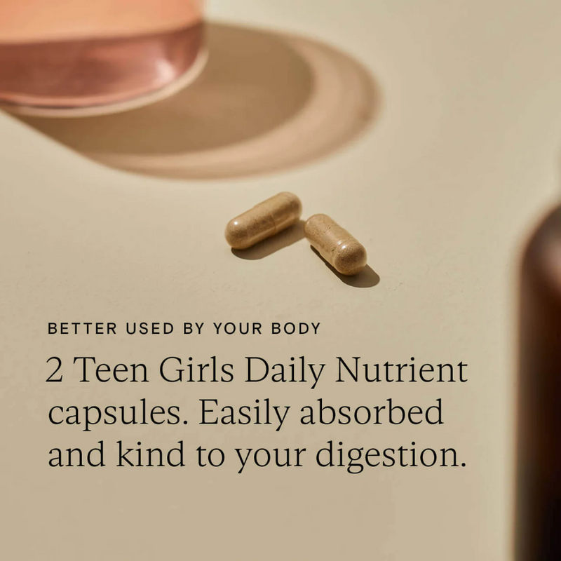 Wild Nutrition, Food-Grown® Daily Multi Nutrient For Teen Girls 60 Capsules Default Title