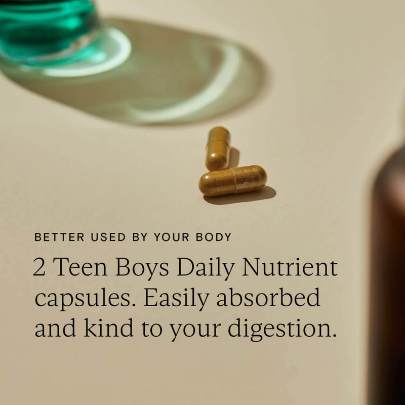Wild Nutrition, Food-Grown® Daily Multi Nutrient For Teen Boys 60 Capsules Default Title