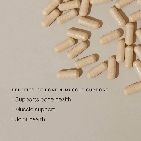 Wild Nutrition, Food-Grown® Bone + Muscle Support 90 Capsules Default Title