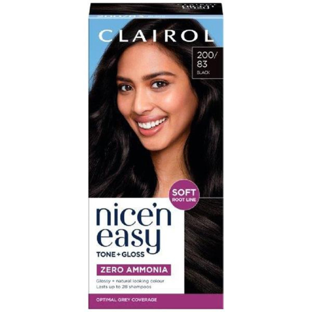 Clairol, Nicen' Easy Zero Ammonia 200/83 Black